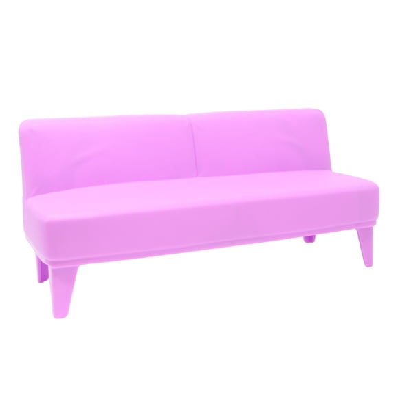Replacement Part for Collectible Barbie 3 Story Townhouse Dollhouse Playset DLY32 - Replacement Purple Couch Sofa