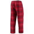 thumbnail image 4 of Men's Concepts Sport Red/Black Chicago Bulls Ultimate Plaid Flannel Pants, 4 of 4