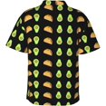 thumbnail image 2 of Banana Leaf Mens Hawaiian Shirt Short Sleeve Casual Button Up Tropical Summer Beach Shirt, 2 of 9