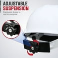 thumbnail image 5 of Safe Handler Impact Pro Safety Hard Hat, 4 Point Ratchet Suspension, White (Pack of 1), 5 of 7