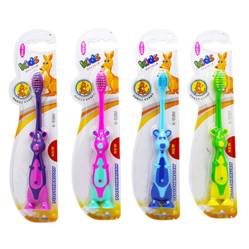 Baby Soft Brush Cartoon Animal Shape Toothbrush Kids Dental Oral Care