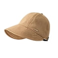 thumbnail image 2 of Cutuoiiu Women Ponytail Sun Hat Foldable Wide Brim Open Top Visor Cap Adjustable Outdoor Sun Protection Hat for Golf Hiking Beach Travel, 2 of 7