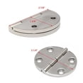 thumbnail image 3 of Tracker Boat Oval Hinges 145422  | 3 1/4 x 2 7/8 Inch Stainless (Pair), 3 of 3