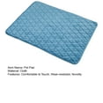 thumbnail image 7 of Mightlink Pet Bed Non-slip Bottom Durable Seam Heart Pattern Skin-touch Comfortable Rest Cloth Padded Velvet Puppy Bed Mat for Bedroom, 7 of 7