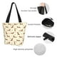 thumbnail image 4 of Balery Heart Dachshund Bolsa de Hombro con Diseño, Bolsa Grande y Duradera, Bolsa Versátil para Compras, 4 of 6