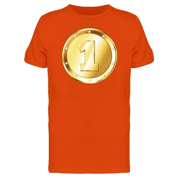 Number 1 Gold Coin Tee Men's -Image by Shutterstock