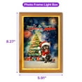 thumbnail image 5 of Merry Christmas and Happy New Year Santa French Bulldog Holiday Xmas Winter 2025 Acrylic Plaque with Wood Photo Frame Box Dog Lover Gifts Light Box - 00024, 5 of 5