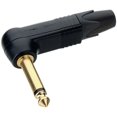 thumbnail image 1 of Neutrik NP2RX-B 1/4" Professional Right Angle Phone Plug with Gold Contacts, Black Shell, 1 of 5