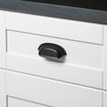 thumbnail image 3 of GlideRite 2.5 in. Center Classic Bin Cabinet Pulls, Matte Black, Pack of 10, 3 of 4