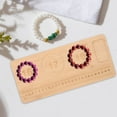 thumbnail image 1 of SHINYPASING Fabric and Wooden Bead Design Tray for Jewelry Making and Decoration Brown, 1 of 6