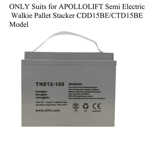 APOLLOLIFT 105A Battery for Semi Electric Pallet Stacker White