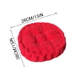 thumbnail image 3 of Cojín de Grano de Maíz - Cojín Grueso Hecho A Mano para Asiento de Suelo de Pana, Rojo MNFD, 3 of 6