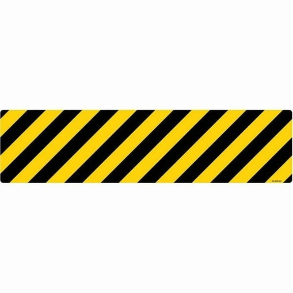Stranco Anti-Slip Floor Sign,6 in x 24 in,Vinyl FS-624-909