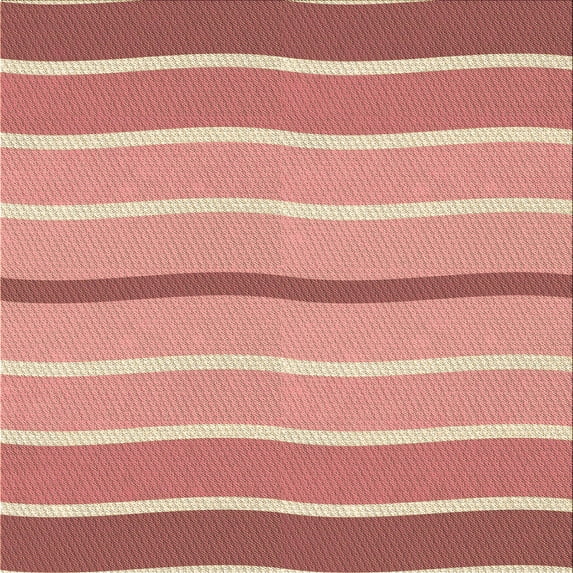 Ahgly Company Machine Washable Indoor Square Transitional Red Area Rugs, 6' Square