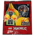 thumbnail image 2 of LEGO Ninjago: Cole Minifigure from Master of The Mountain with Drilling Weapons, 2 of 5