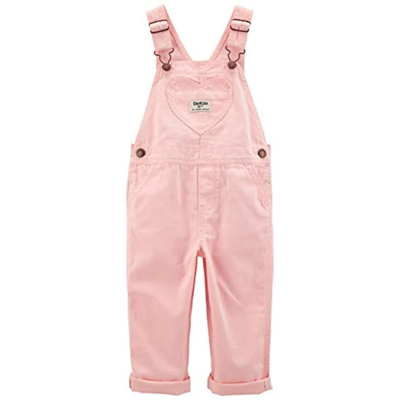 baby girls World's Best Overalls, Pink Pearl, 12 Months US