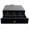 thumbnail image 5 of Angel Pos 12 Inch Automatic POS Cash Drawer Compact Portable Cash Register Till Draw Box, 24V RJ11/RJ12 Cable, Keys and Lock with Removable Coin Tray, 5 of 5