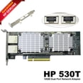 thumbnail image 1 of HP 530T 10Gb 2-Port PCI Ethernet Adapter 656596-B21 Low-Profile PCIe Card, 1 of 13