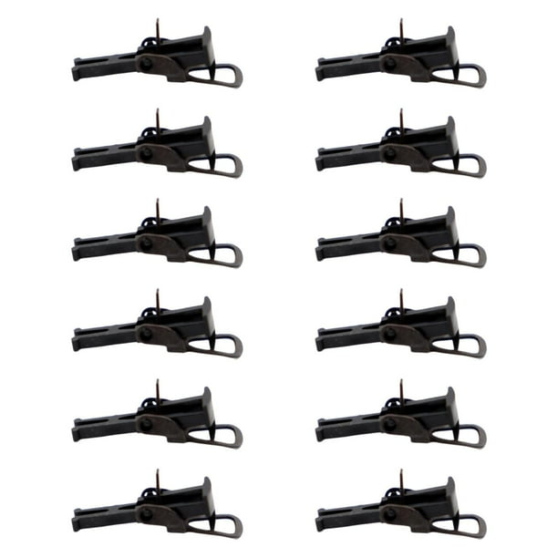 Acoplador de trenes modelo 12x, accesorios de ferrocarril modelo ligeros de reemplazo resistente, gancho de trenes para trenes modelo HO escala para