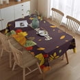 thumbnail image 2 of Thanksgiving Day Table Cover Wrinkle Resistant Washable Tablecolths Table Covers Welcome Thanksgiving Pumpkin Harvest Tablecloth for Halloween Party Decoration Rectangle,60x84inch, 2 of 5