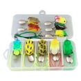 thumbnail image 2 of LJNYFDC Artificial Lure Topwater Fishing Lures Set With Bait Box Realistic Appearance Sharp Hook Design Artificial Soft Baits Simulated Fishing Lures, 2 of 5