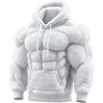 thumbnail image 2 of GFHFHITJ Chandail à Capuchon en Flanelle Vintage pour Hommes, Coupe Ajustée, en Molleton, Style de Rue, Chaud, 2 of 5