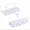 white, variant on Lypsnake 2026 Graduation Gift Box, GRAD Letter Shaped Fillable Cardboard Box with Clear Lid & Ribbon, Perfect for Graduation Party Decor Candy Treat Display Graduation Keepsake Storage