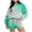 Green, variant on Kaemgyyd Women's Sweatsuit Set Fall Trendy 2 Piece Outfit Long Sleeve Crew Neck Pullover and Drawstring Shorts with Pockets