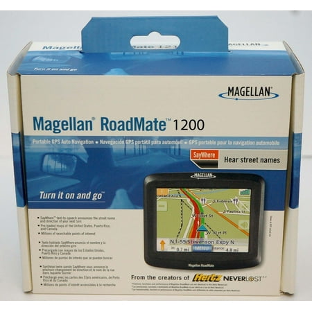 NEW in Box Magellan RoadMate 1200 Car Portable GPS Navigator System USA
