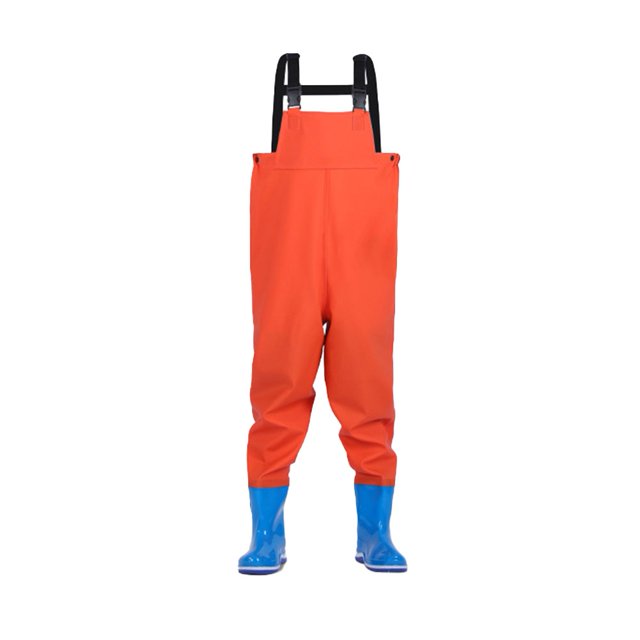 MYG Waterproof Fishing Waders For Kids Youth With Boots Hunting Waders Rain Trousers