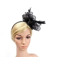 thumbnail image 4 of Disfraz de Boda Soledad Cinta para mujer Diadema Negra de Cristal 20 Vintage, 4 of 10