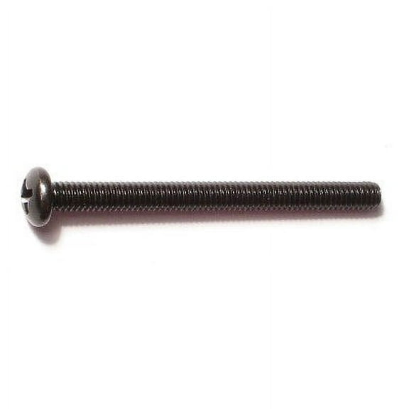 #8-32 x 2" Black Oxide Phillips Pan Head Machine Screws (15 pcs.)