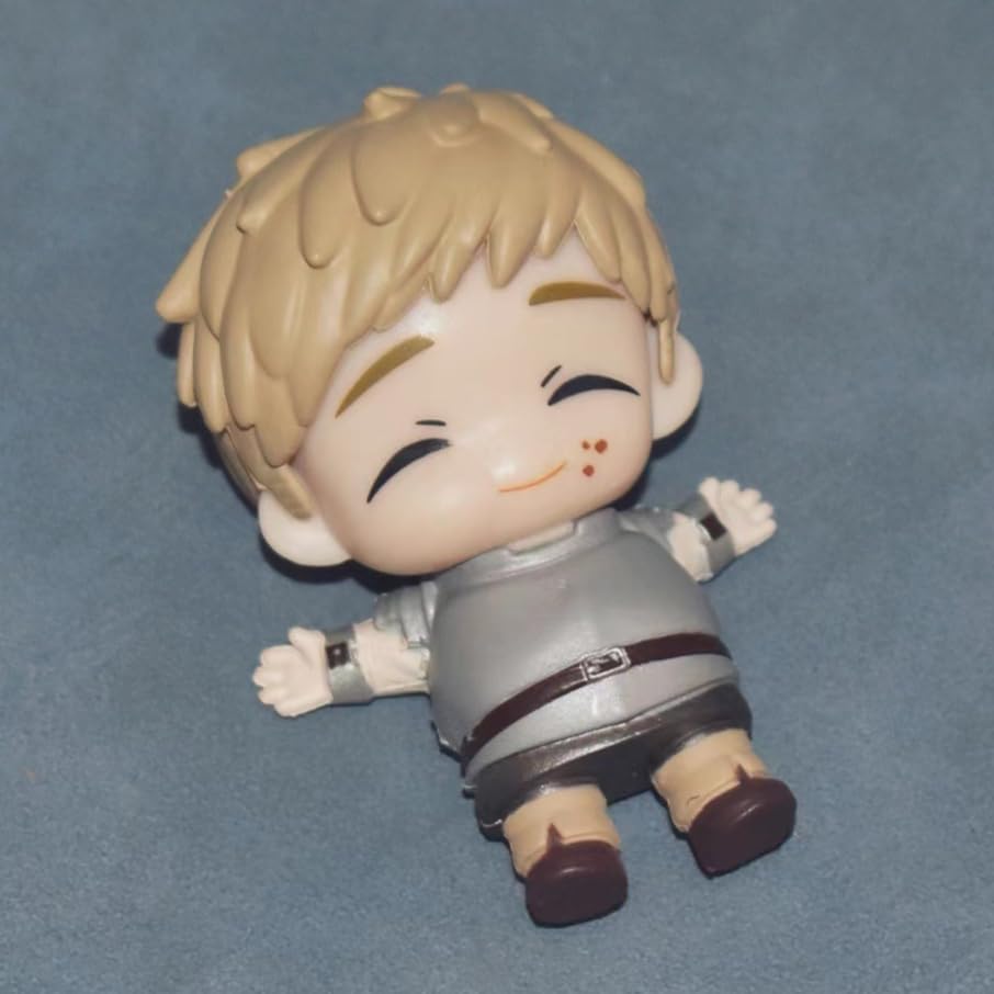 Leos Figure Marcille Figure q Version Lying Anime Figures 8cm/3.1inch Handmade PVC Cartoon Manga Character Model Craft Gift