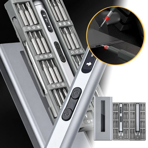 50 In 1 Long Lasting Battery Life Rechargeable High Torque Silent Function Precision Screwdriver Set Powered Screwdriver Rechargeable Screwdriver Cordless Destornillador Electrico Cordless Driver