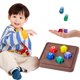 thumbnail image 4 of Juguete entrenamiento coordinación ojo-Mano Juego piedras folclórico coreano guijarros piedra 5 piezas Gonggi Jack tradicional Incluye Jebi Chagi Biseokchigi Paeng-Y, 4 of 8