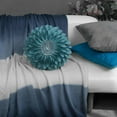 thumbnail image 5 of JWH 3D Flower Throw Pillow Handmade Pillow Sunflower Decorative Cushion Round Pillow for Home Sofa Bed Living Room Guest Room 14 inch Blue, 5 of 11
