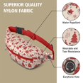 thumbnail image 5 of Fanny Pack Red Christmas Tree Pattern Waist Pack Bag,Running Cross Bag,Waterproof Large Fanny Packs for Women Men for Travel Running Hiking Cycling, 5 of 6