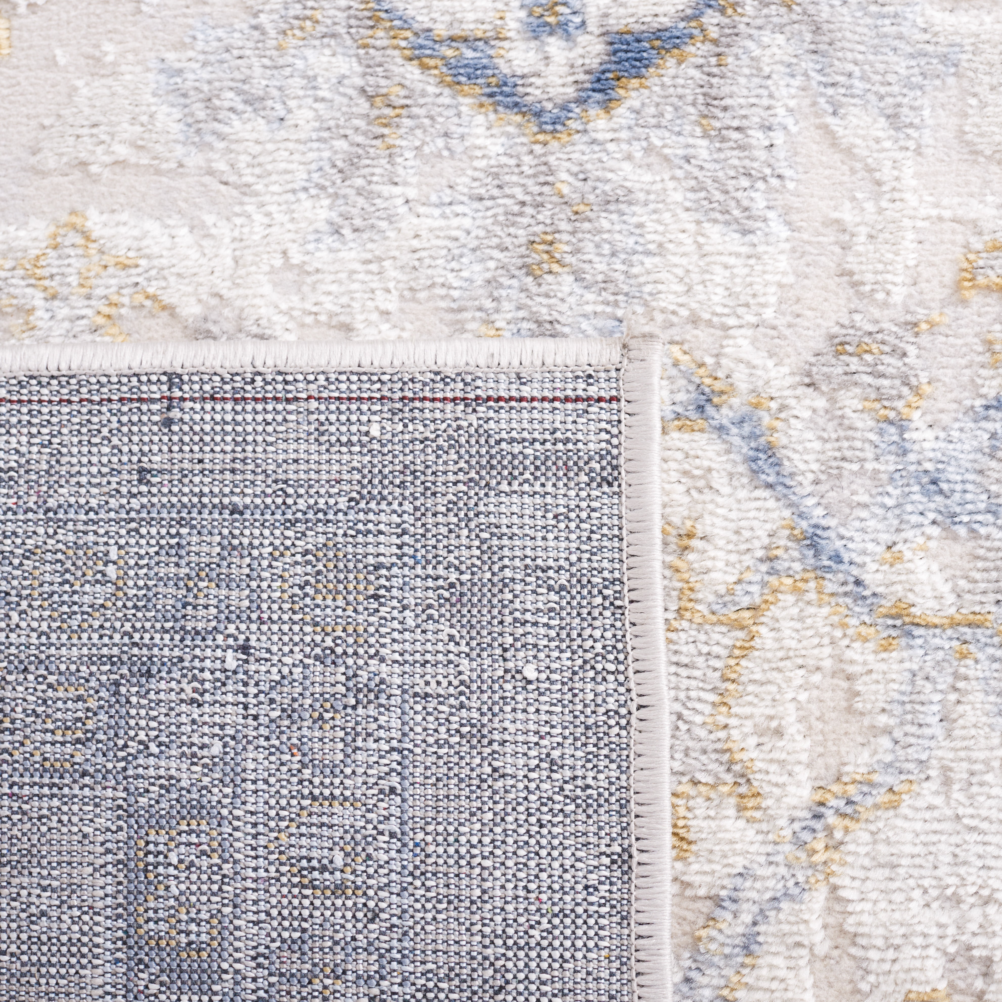 SAFAVIEH Palma Isidora Oriental Runner Rug, Beige/Light Blue, 2' x 6'