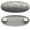 Antique Silver, variant on Vintage Floral Oval Conchos, 0.8x2 inch, Screw Back Accent, 2-Pack S106 (Antique Brass)