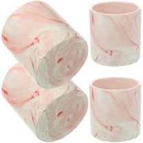 Worgeous  4 Pcs Succulent Holder Flower Pot Plant Pots for Plants Pink