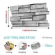 thumbnail image 3 of 12 Pegatinas de Pared Autoadhesivas de Imitación de Ladrillo para Pared, para Cocina, Baño y Salpicadero., 3 of 5