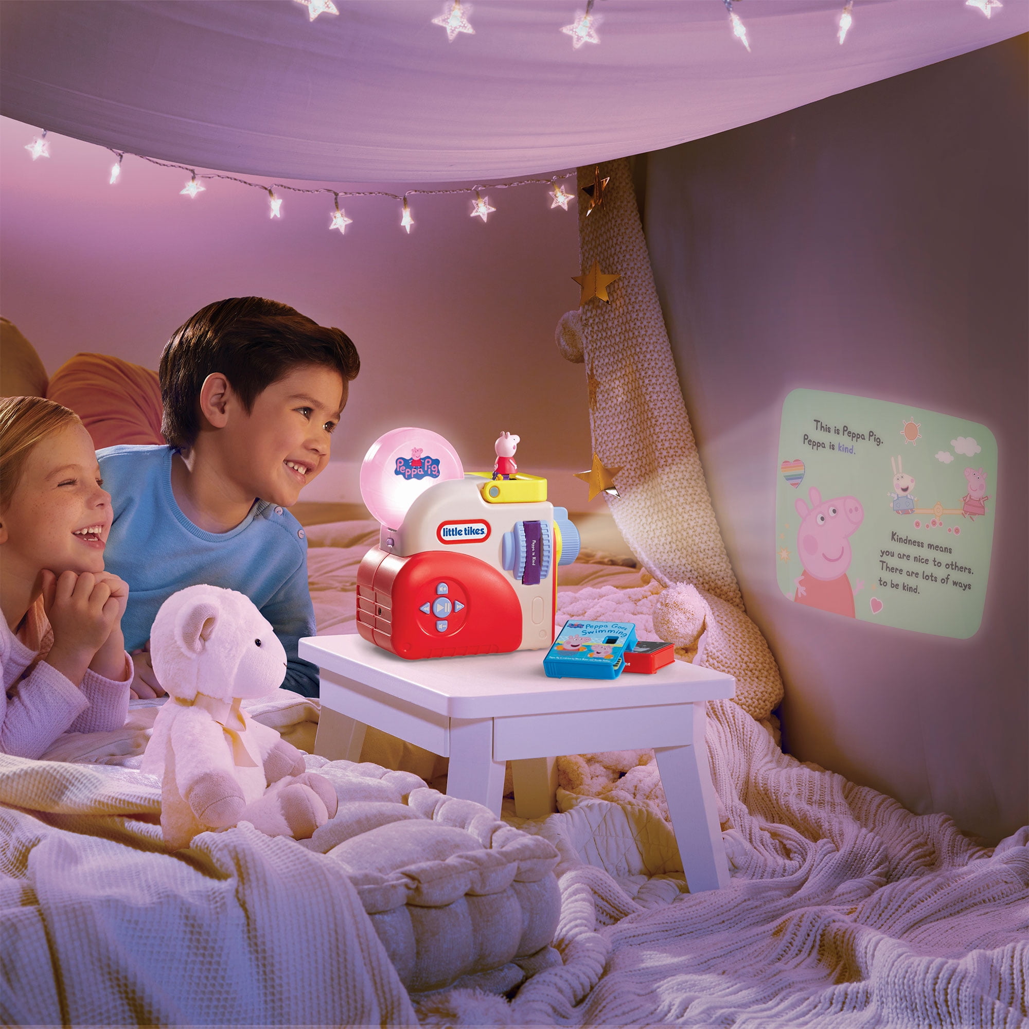 Little Tikes Story Dream Machine Peppa Pig Special Edition Storytime Audio Books, Toy Character, Gift Ages 3+, English Speaking Toy