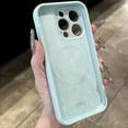 thumbnail image 3 of ML Liquid Silicone Magnetic Case For iPhone 16 15 13 14 12 Pro Max For Magsafe Wireless Charging Solid Color Shockproof Phone Cover, 3 of 6
