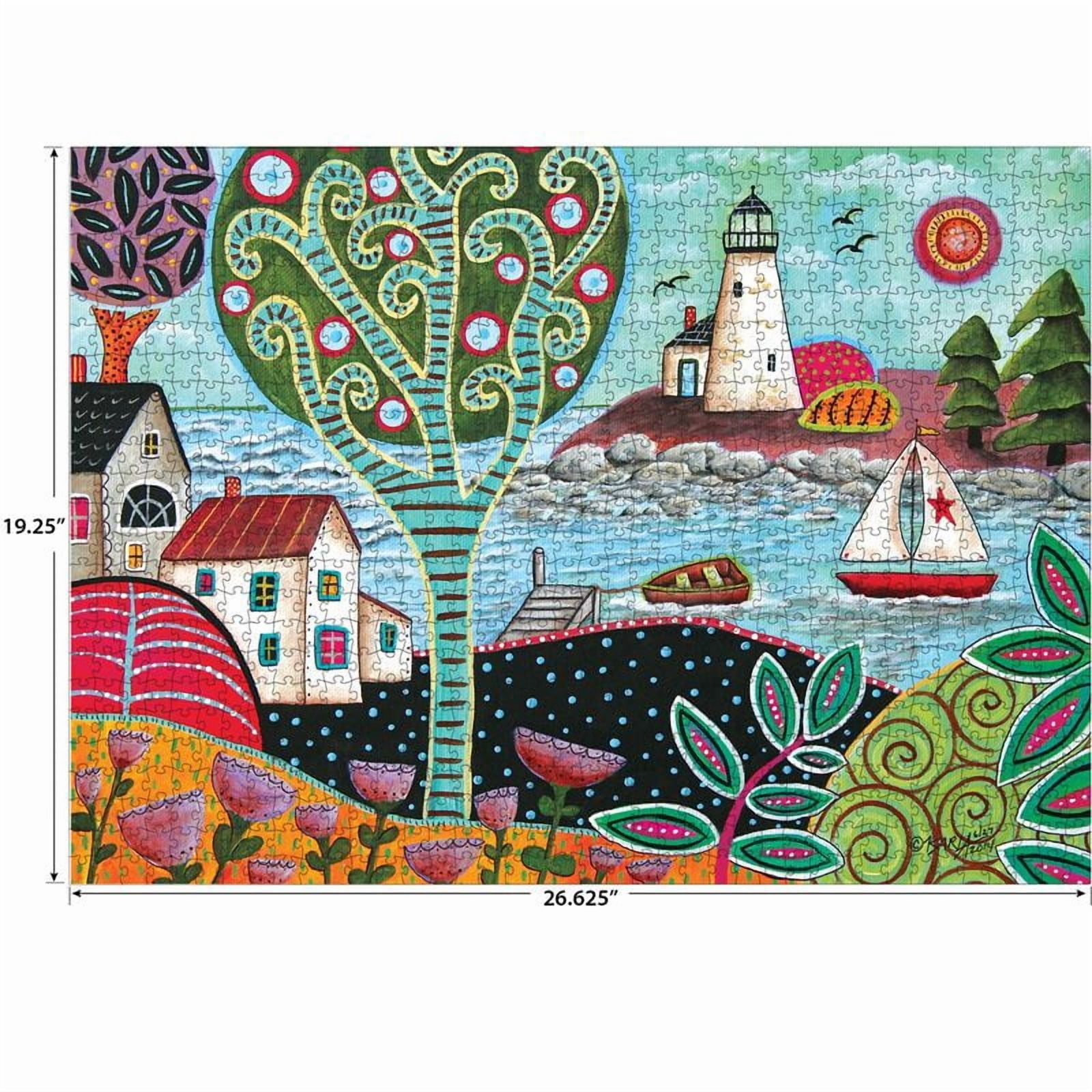 Soft Touch 1000pc - Whimsical Lighthouse Bay