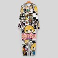thumbnail image 6 of Aggretsuko Unisex Onesie Pajamas Zipper Jumpsuit Hooded One Piece Sleepwear for Family Mens Womens, 6 of 8