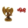 thumbnail image 1 of Escultura,Estatua de resina,figura decorativa para el hogar.,Esculturas de animales coleccionables,Abanicos plegables festivos,Decoraciones de abanicos de papel para el Año Nuevo chino 2025, 1 of 8