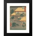 thumbnail image 2 of Andō Hiroshige 11x14 Black Modern Framed Museum Art Print Titled - Ishib (1855), 2 of 5