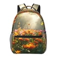thumbnail image 1 of Disketp Butterflies In Flower Field Mochila Estampada para Hombre y Mujer – Mochila Ligera Clásica con Múltiples Bolsillos para Universidad, Trabajo y Viajes-One Size, 1 of 5