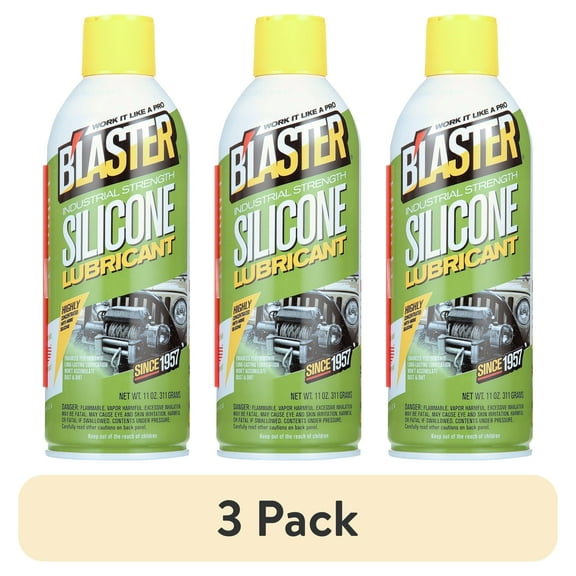 (3 pack) Blaster Silicone Lubricant 11 oz