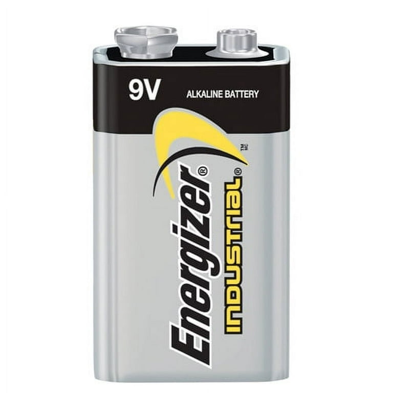 Energizer 9-Volt Industrial Alkaline Batteries, 12-Pack - For Multipurpose - 9V - 9 V DC - 6 / Carton Energizer 9-Volt Industrial Alkaline Batteries, 12-Pack - For Multipurpose - 9V - 9 V DC - 6 / Carton